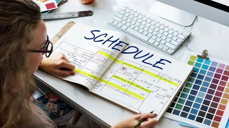 planning with digital schedules